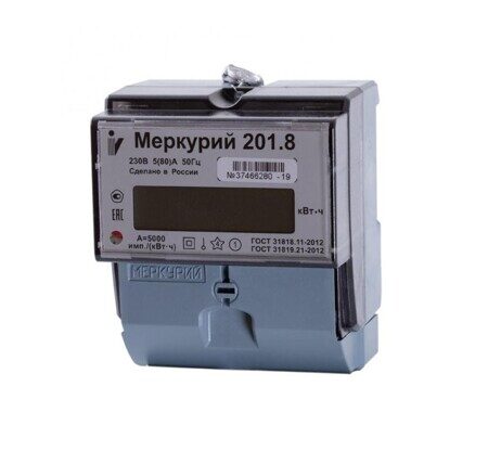 Меркурий 201.8 80А 1ф 1тар